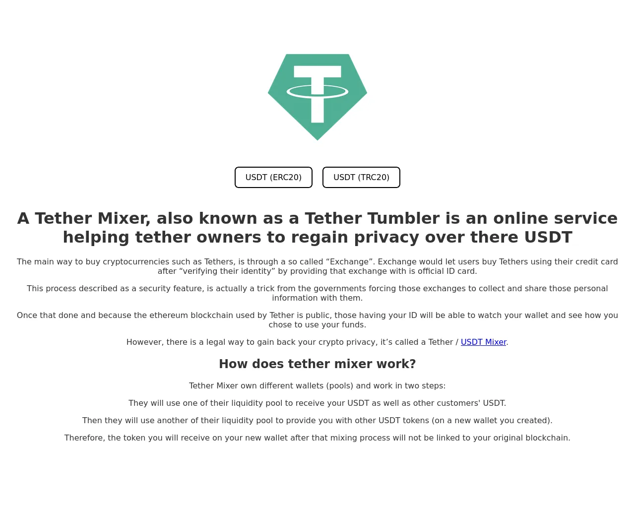 Screenshot of usdmixer.pro
