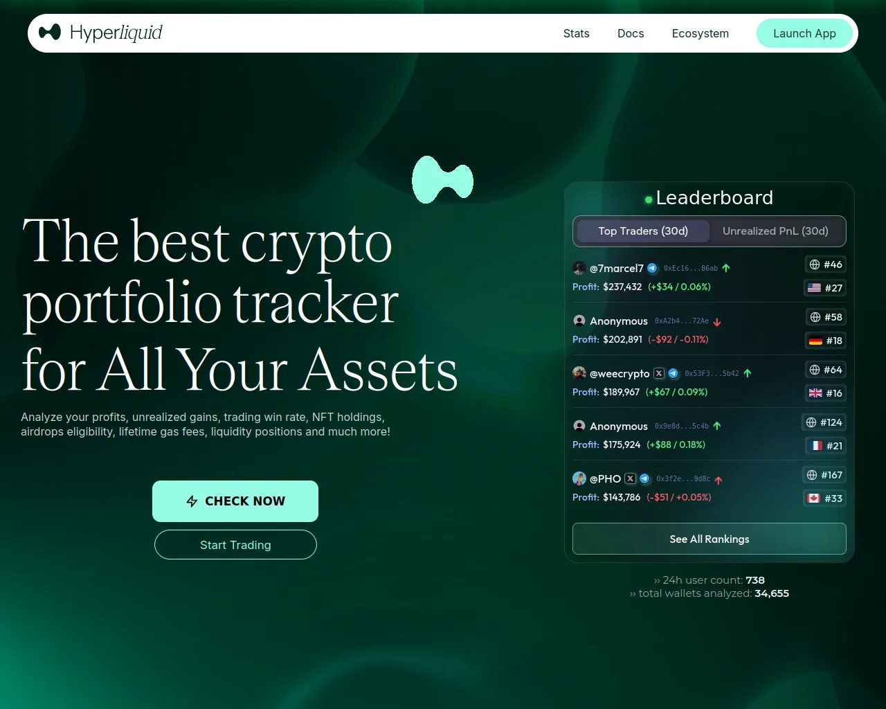 Screenshot of hyperliquidmetric.xyz