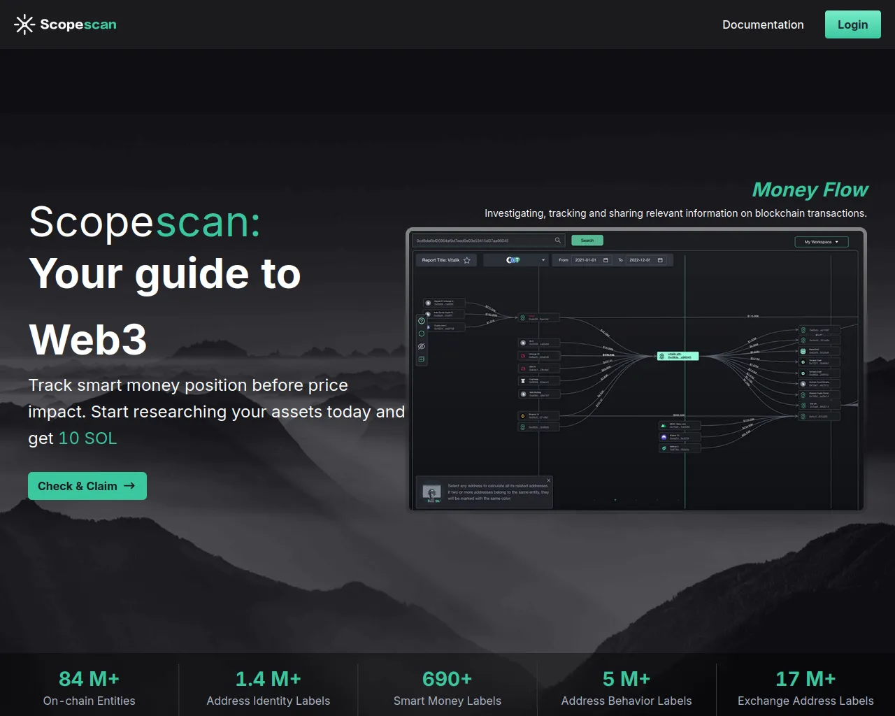 Screenshot of scopescan.net