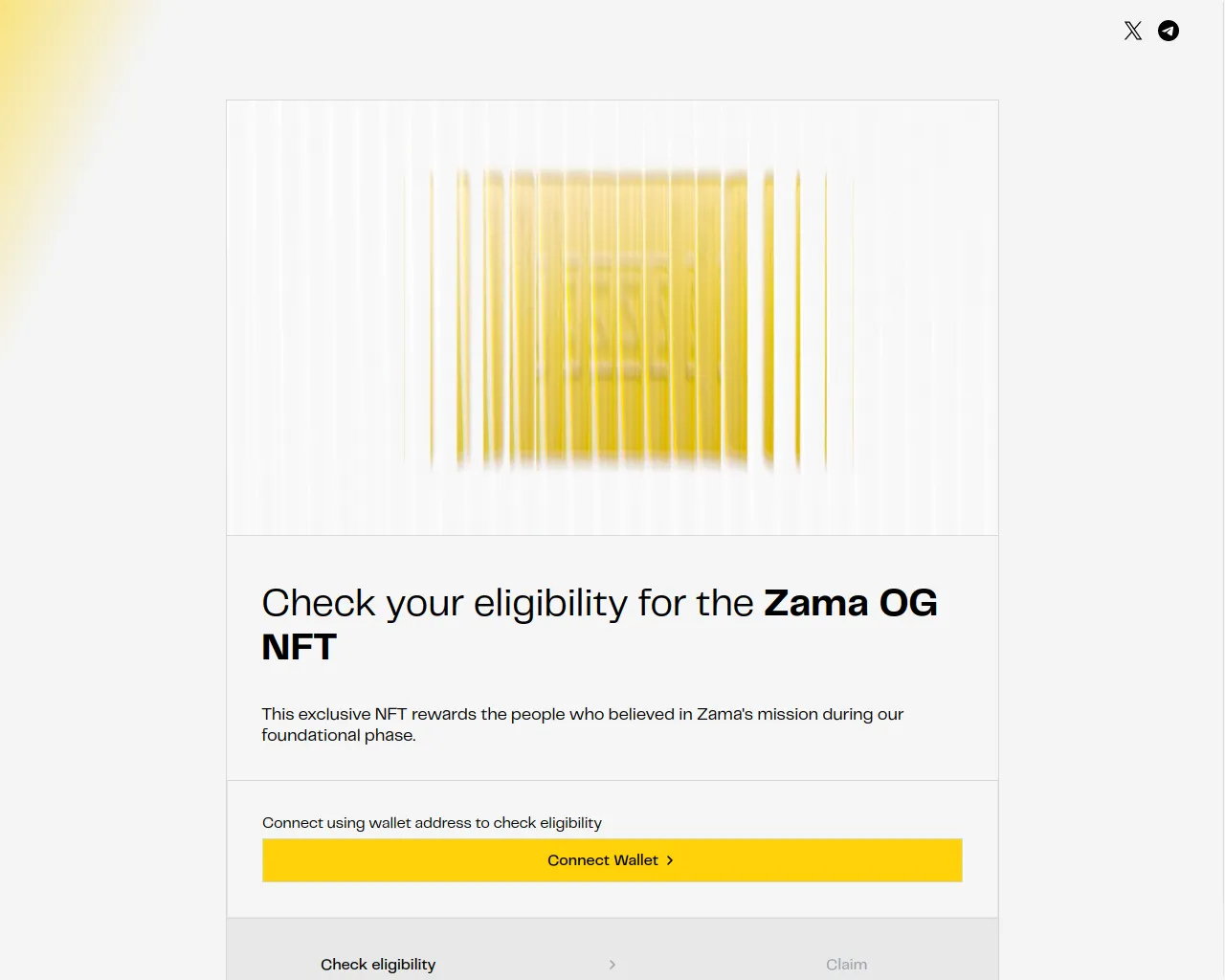 Screenshot of claim-zama.run