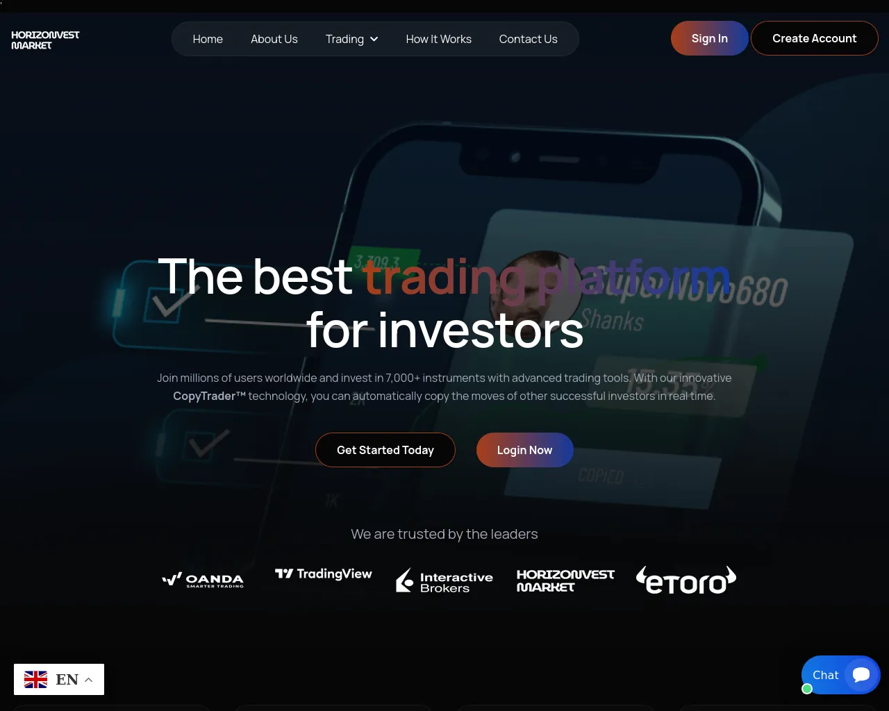 Screenshot of horizonvestmarket.com