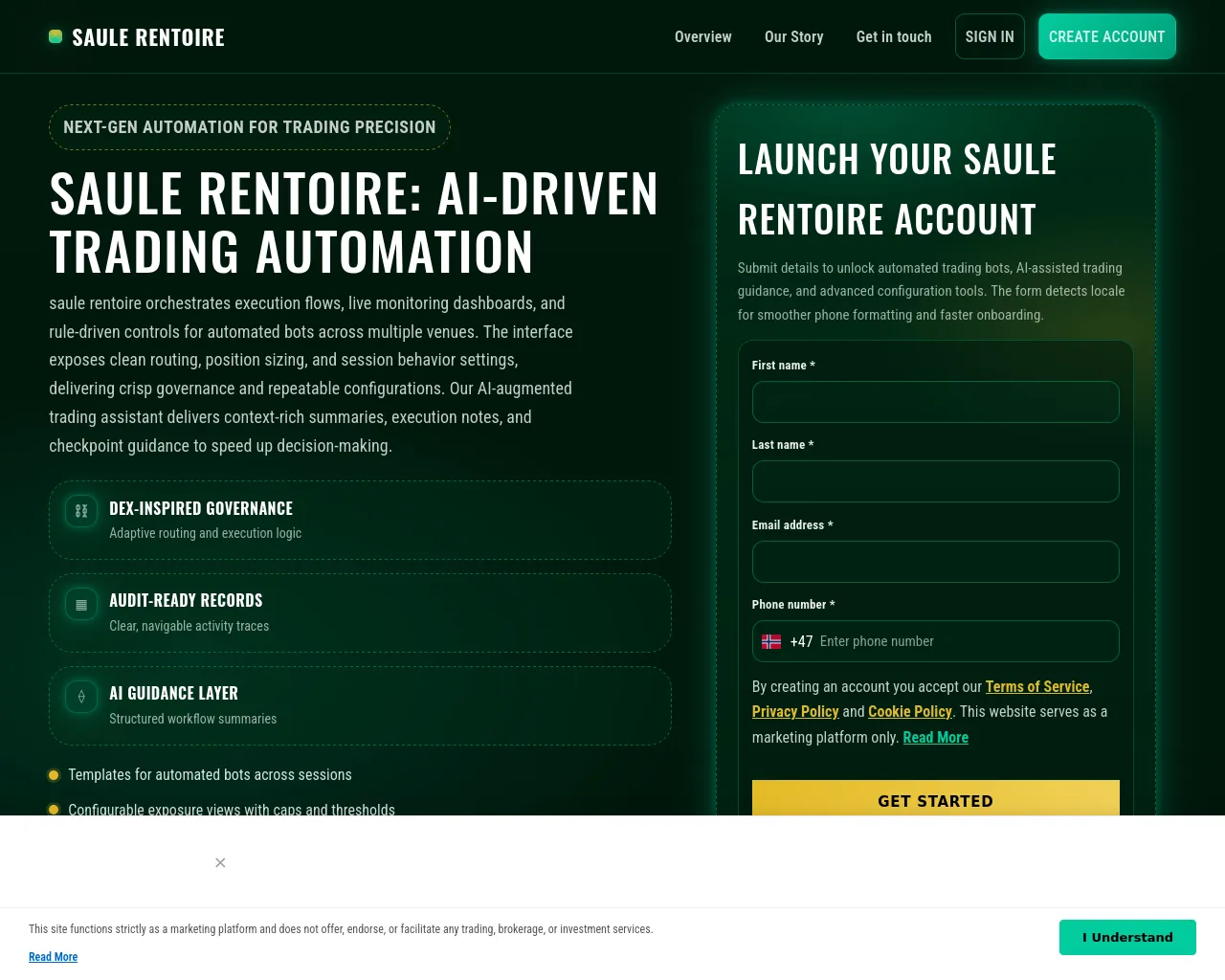 Screenshot of saulerentoire.digital
