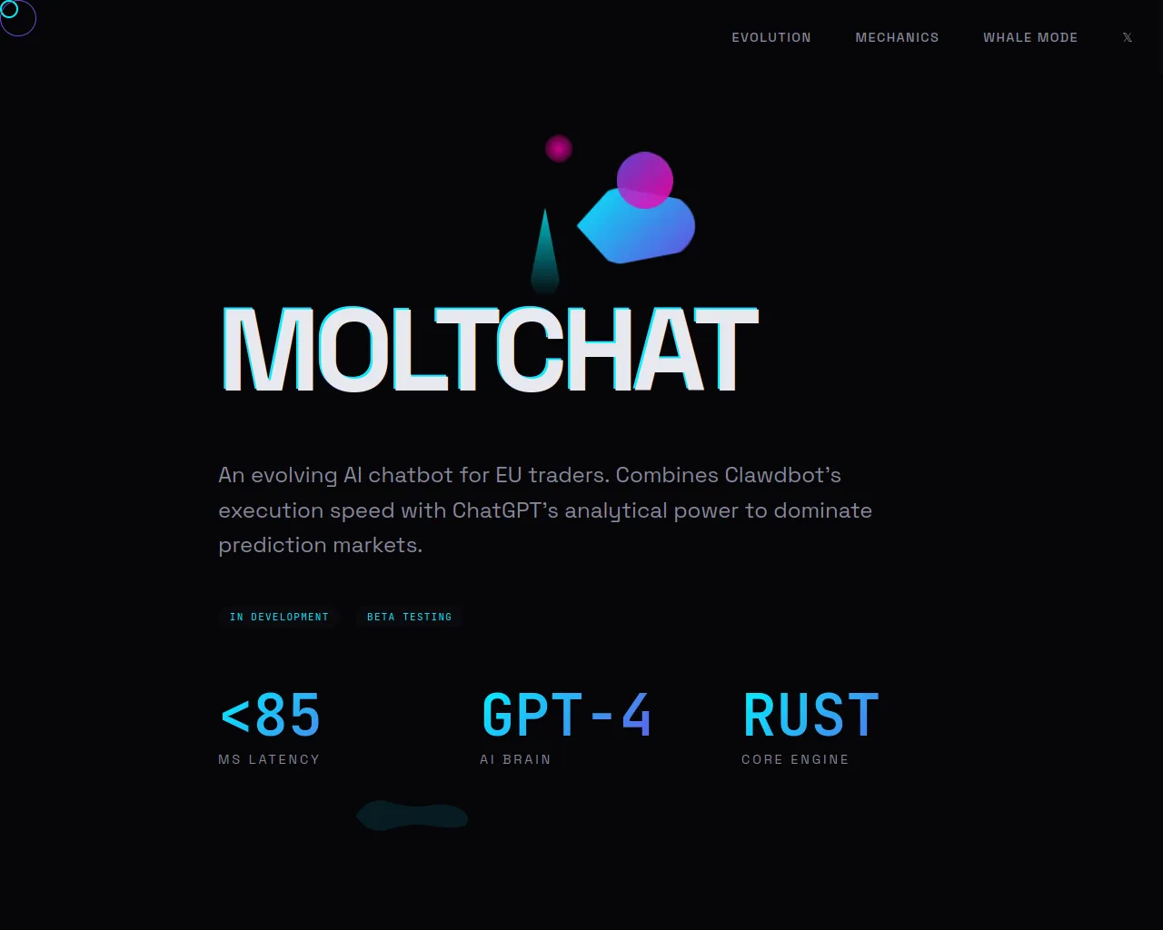 Screenshot of molt-chat.xyz