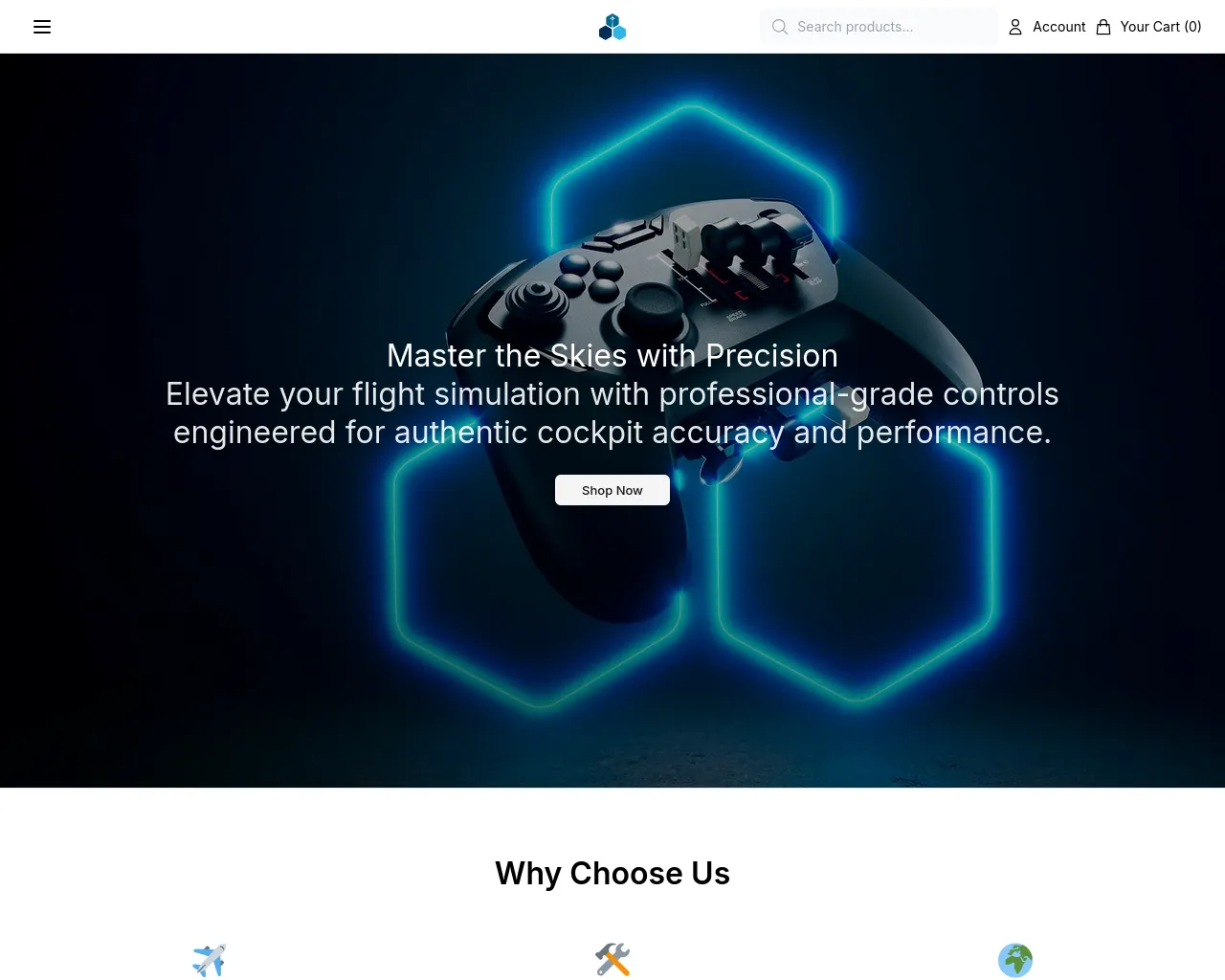 Screenshot of aerosync.shop