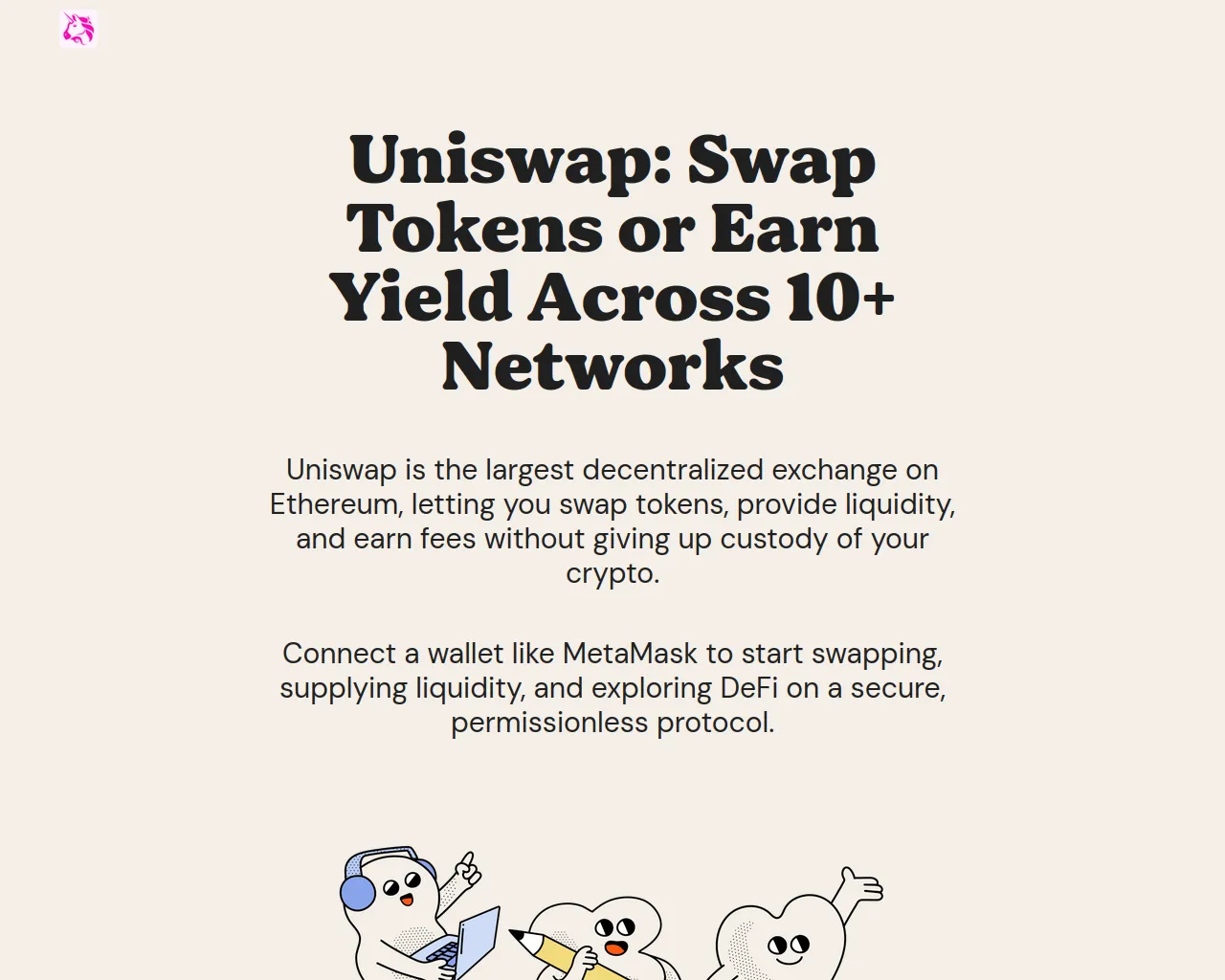 Screenshot of uniswapdex.com