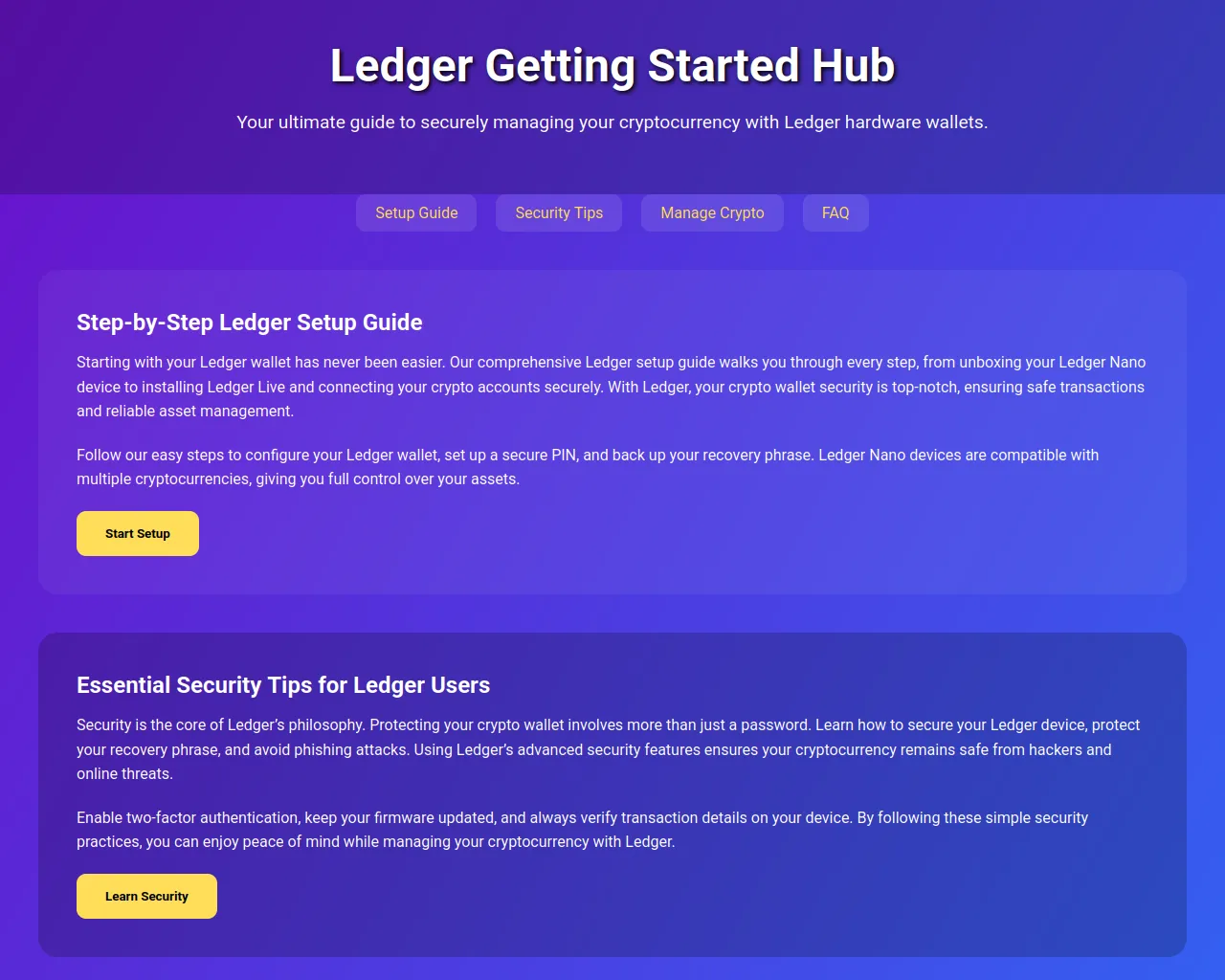 Screenshot of ledgers-comm--start.pages.dev