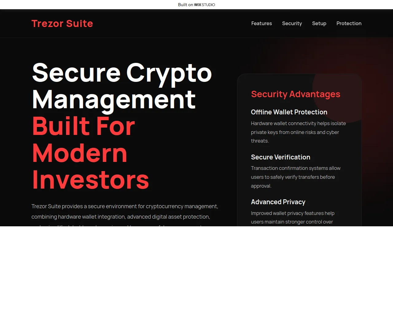 Screenshot of appsuite-trzo.wixstudio.com