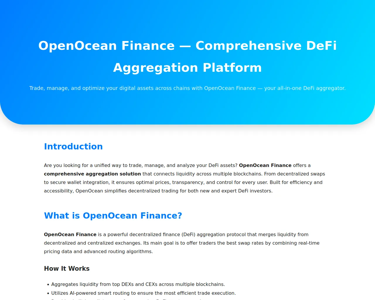 Screenshot of openocean-financ-cdn.pages.dev