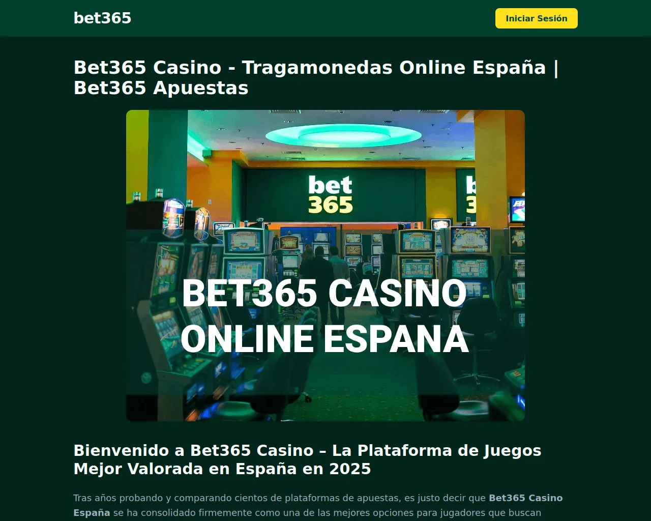 Screenshot of bet365-oficial-casino-espana.ink