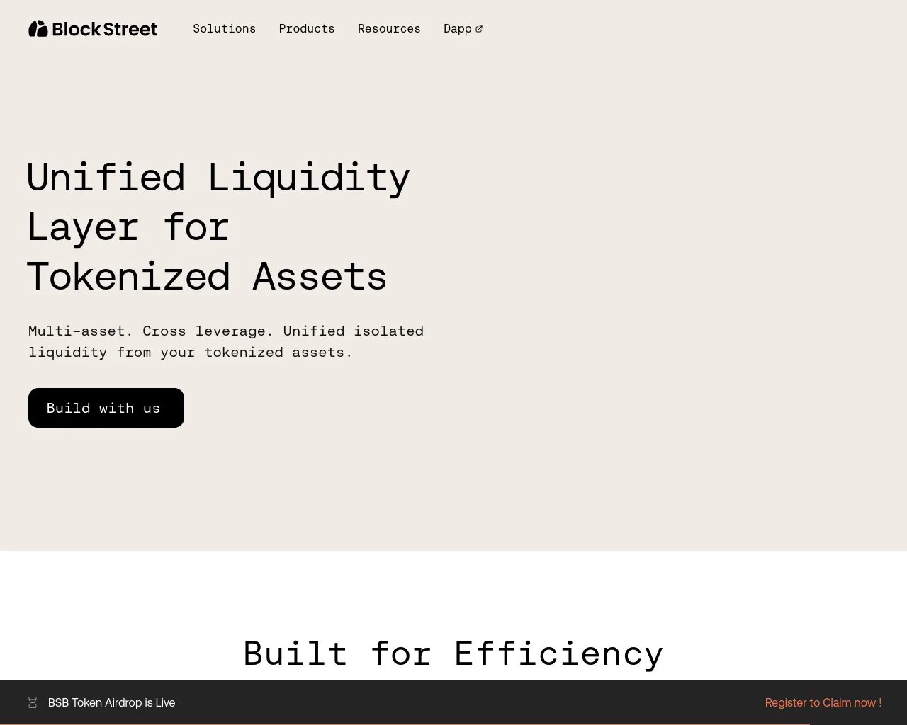 Screenshot of blockstreet.money