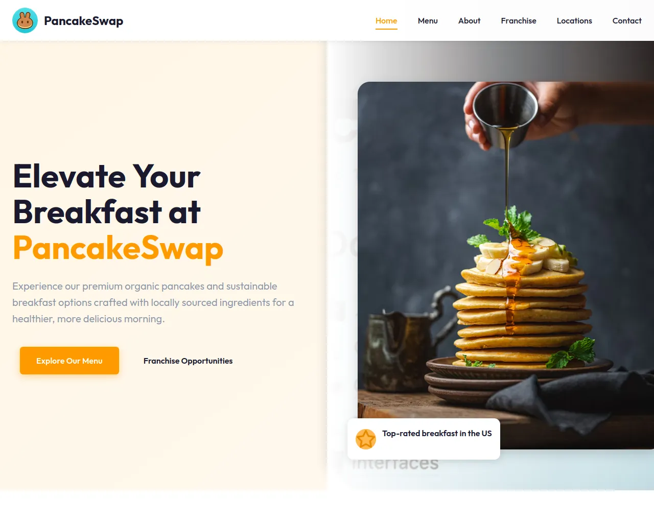 Screenshot of pancakeswup.co.com