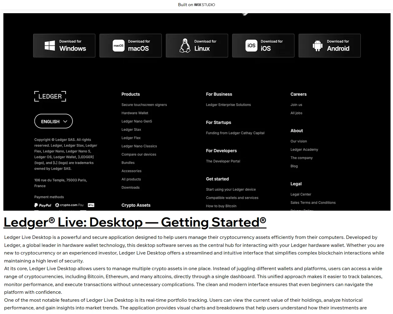Screenshot of engledgrlivdesk.wixstudio.com