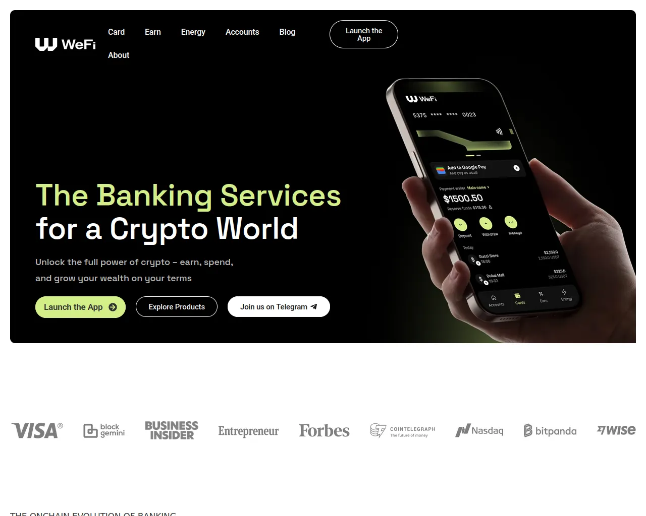 Screenshot of wefi-global.com