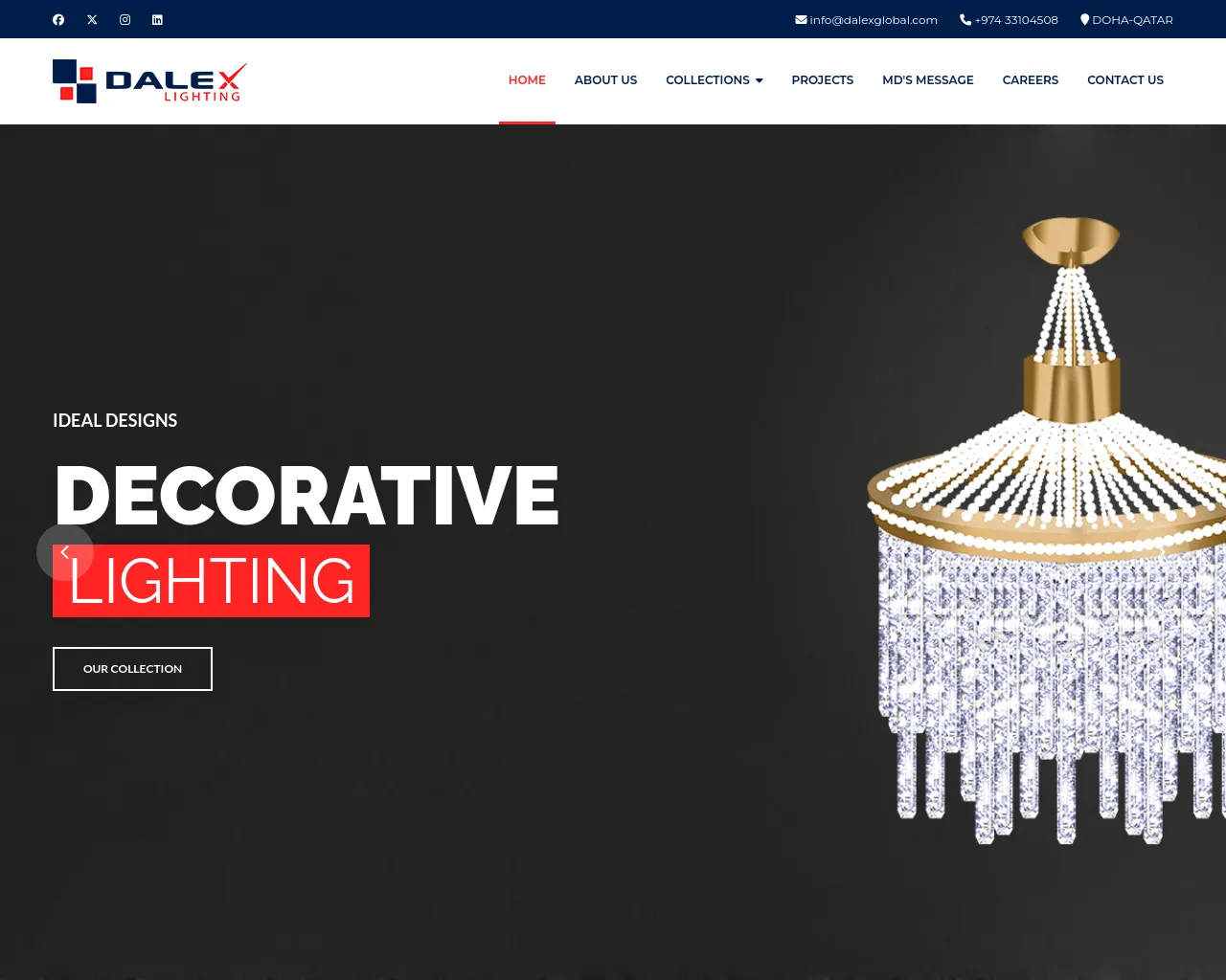 Screenshot of dalexglobal.com