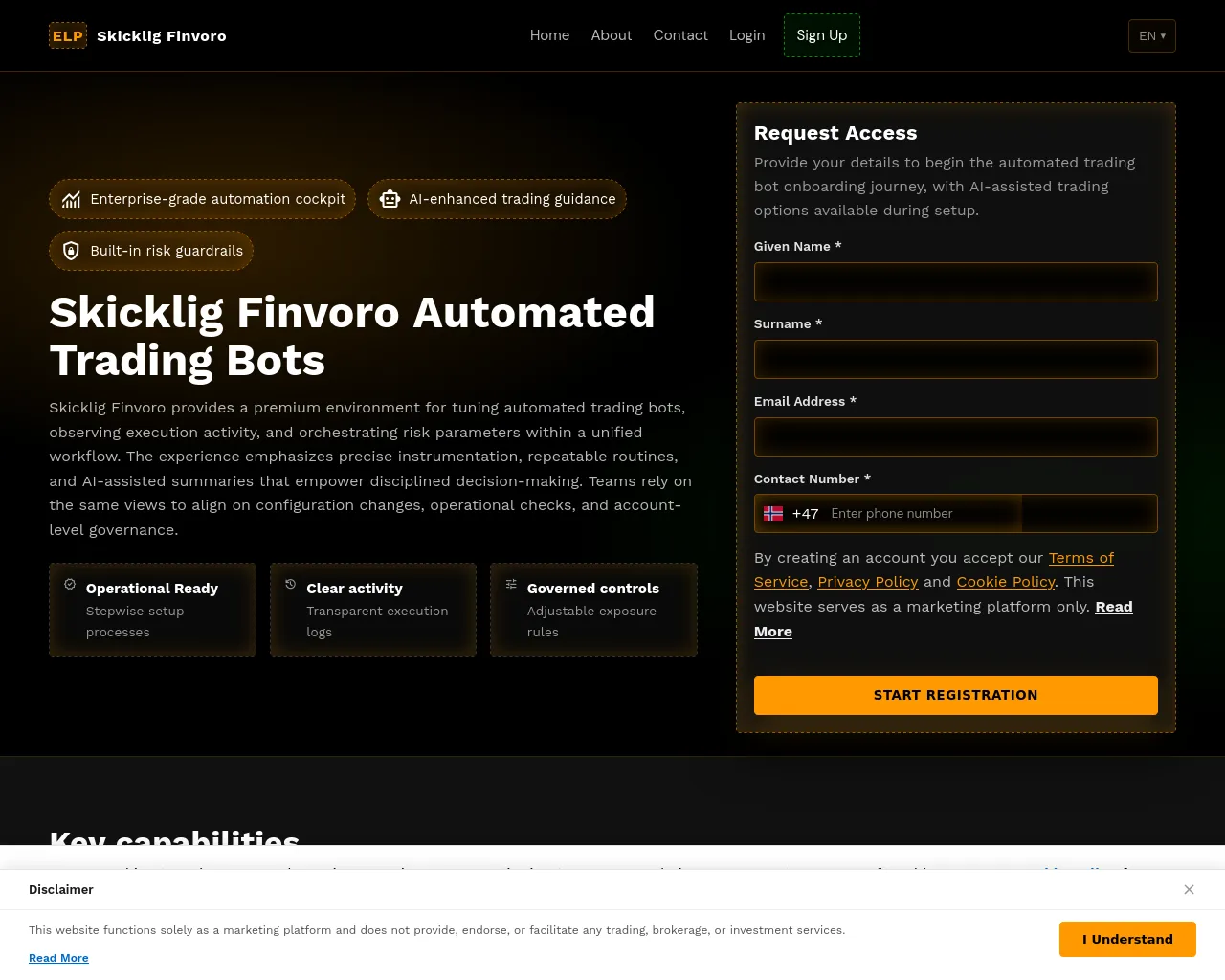 Screenshot of skicklig-finvorotech.com