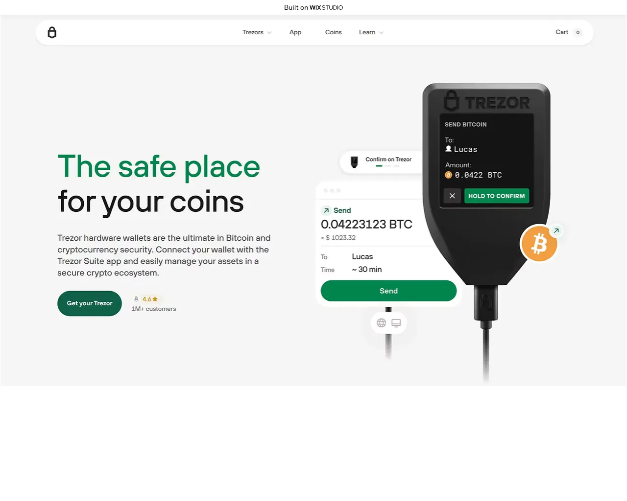 Screenshot of suitestartr.wixstudio.com