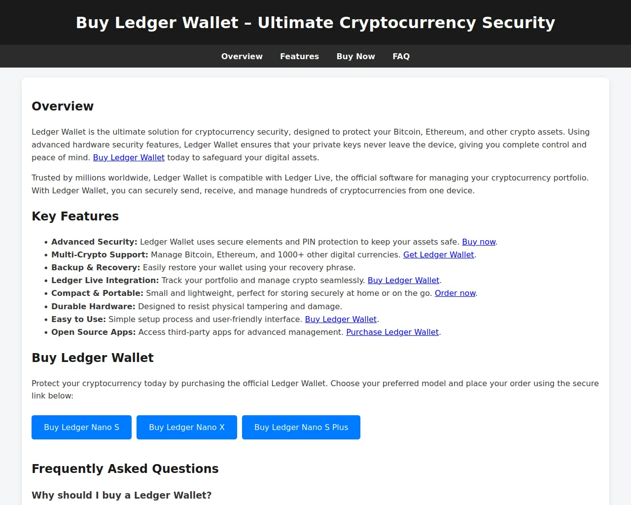 Screenshot of ledgr-hrdware-wallet.pages.dev