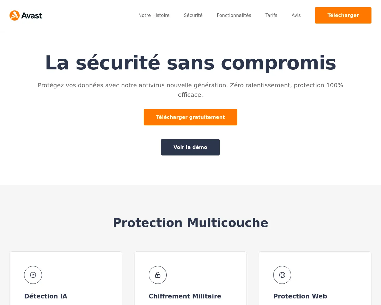 Screenshot of antiavast.com