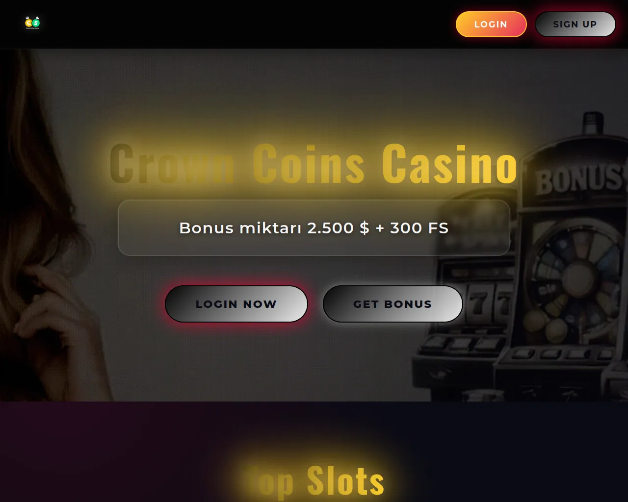 Screenshot of crowncoins-casinoca.com