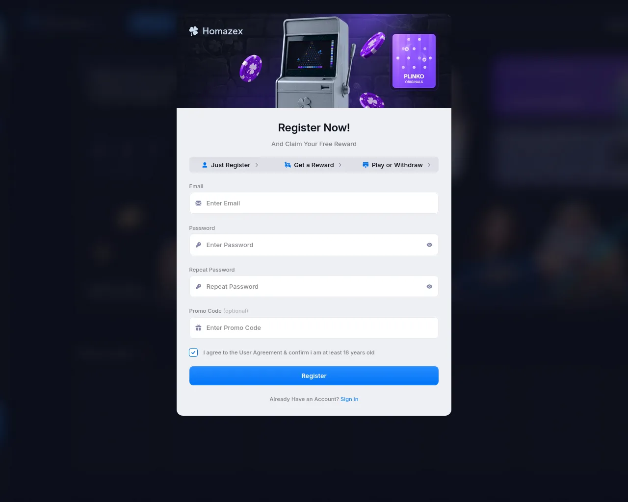 Screenshot of homazex.com