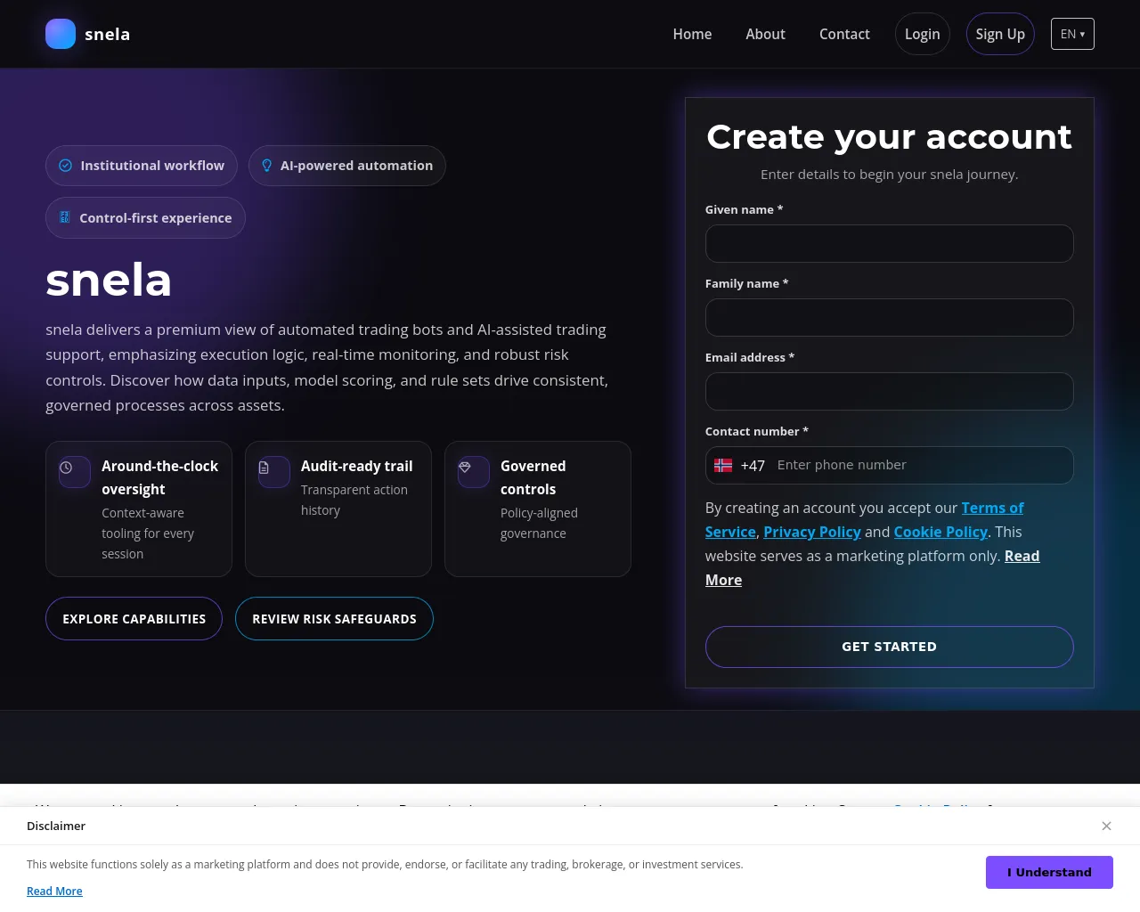 Screenshot of snelapro.com