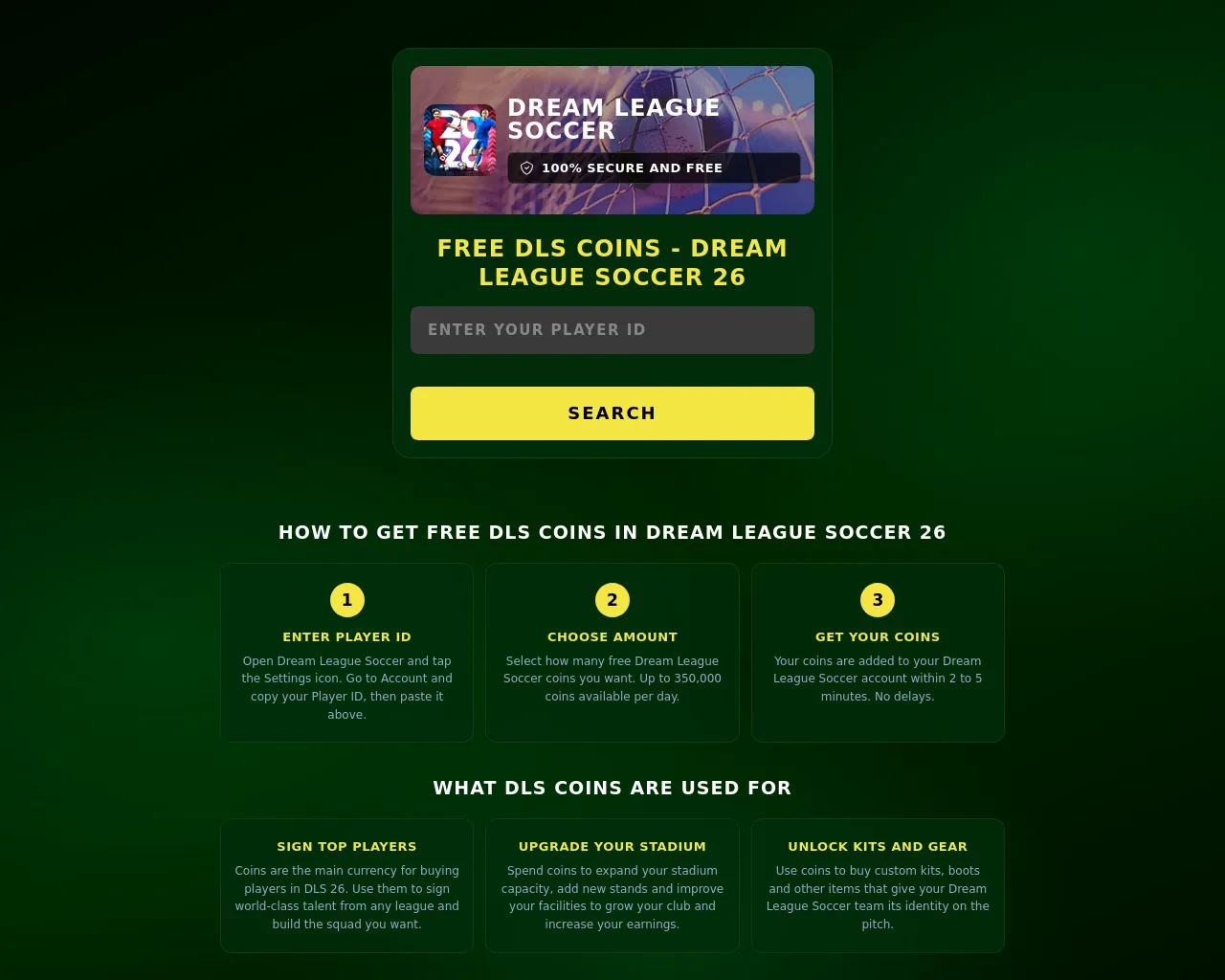 Screenshot of dlscoins.com