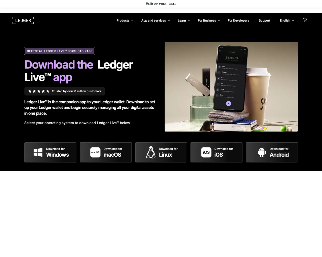 Screenshot of connect-en-ldgers.wixstudio.com