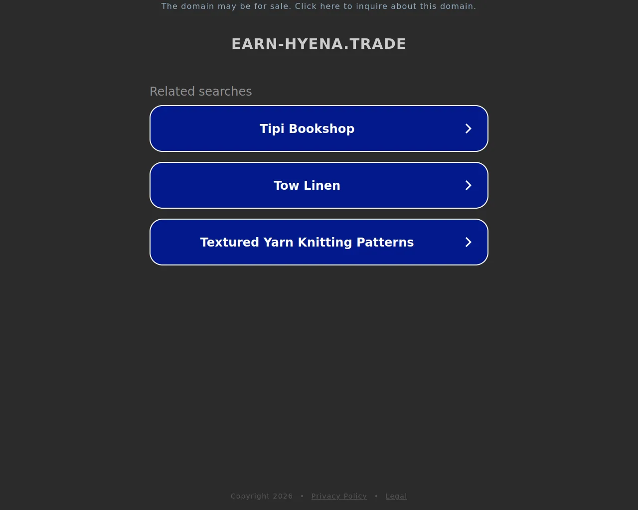 Screenshot of earn-hyena.trade