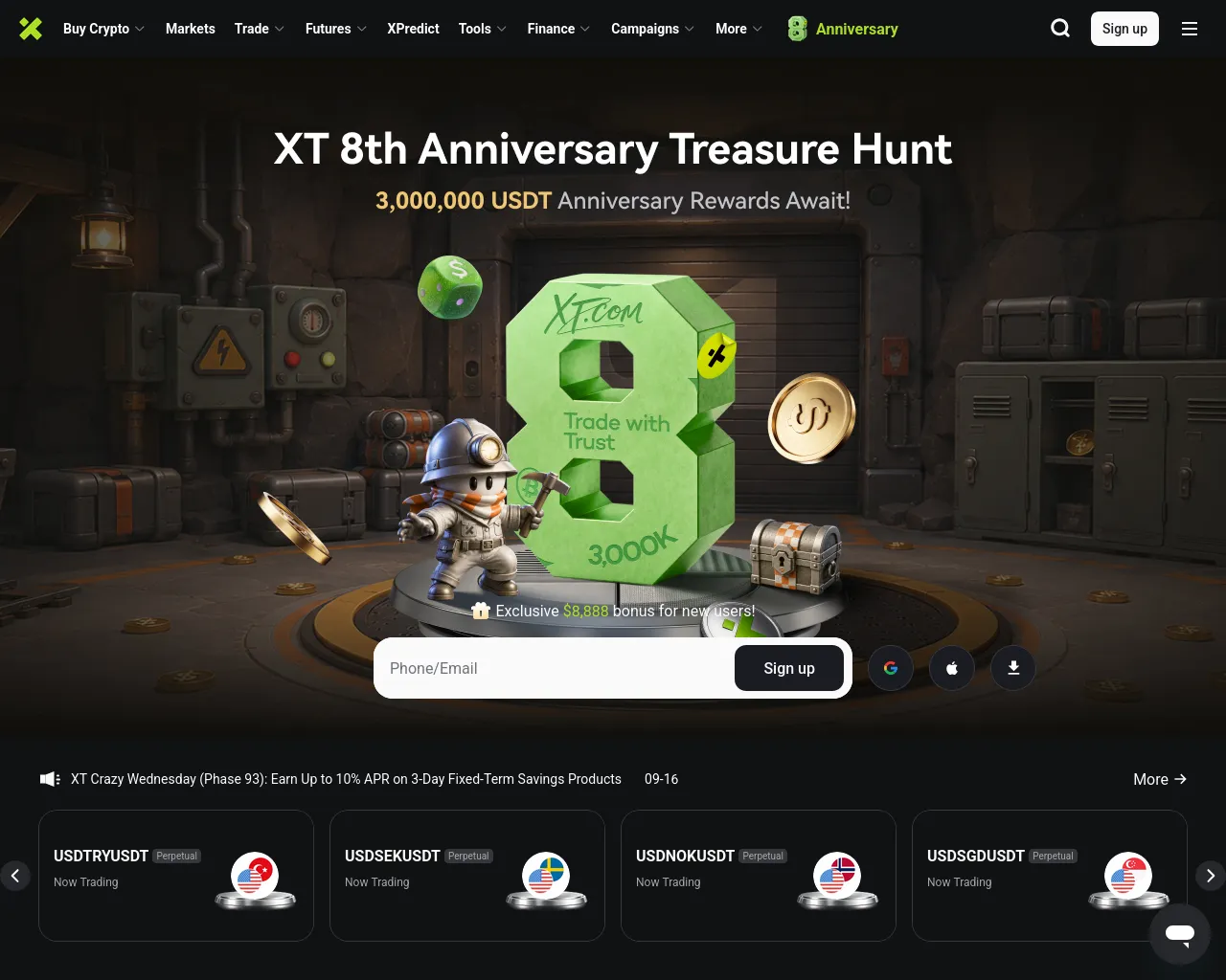 Screenshot of xtcoinhub.com