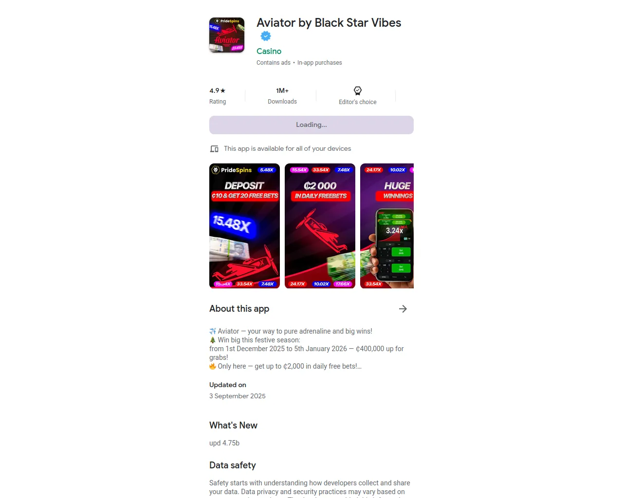 Screenshot of phantommonolith.shop