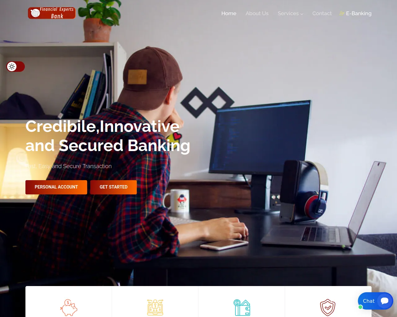 Screenshot of financialexpertbnk.live
