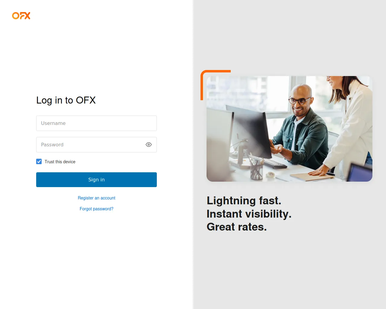 Screenshot of ofx-logln.top