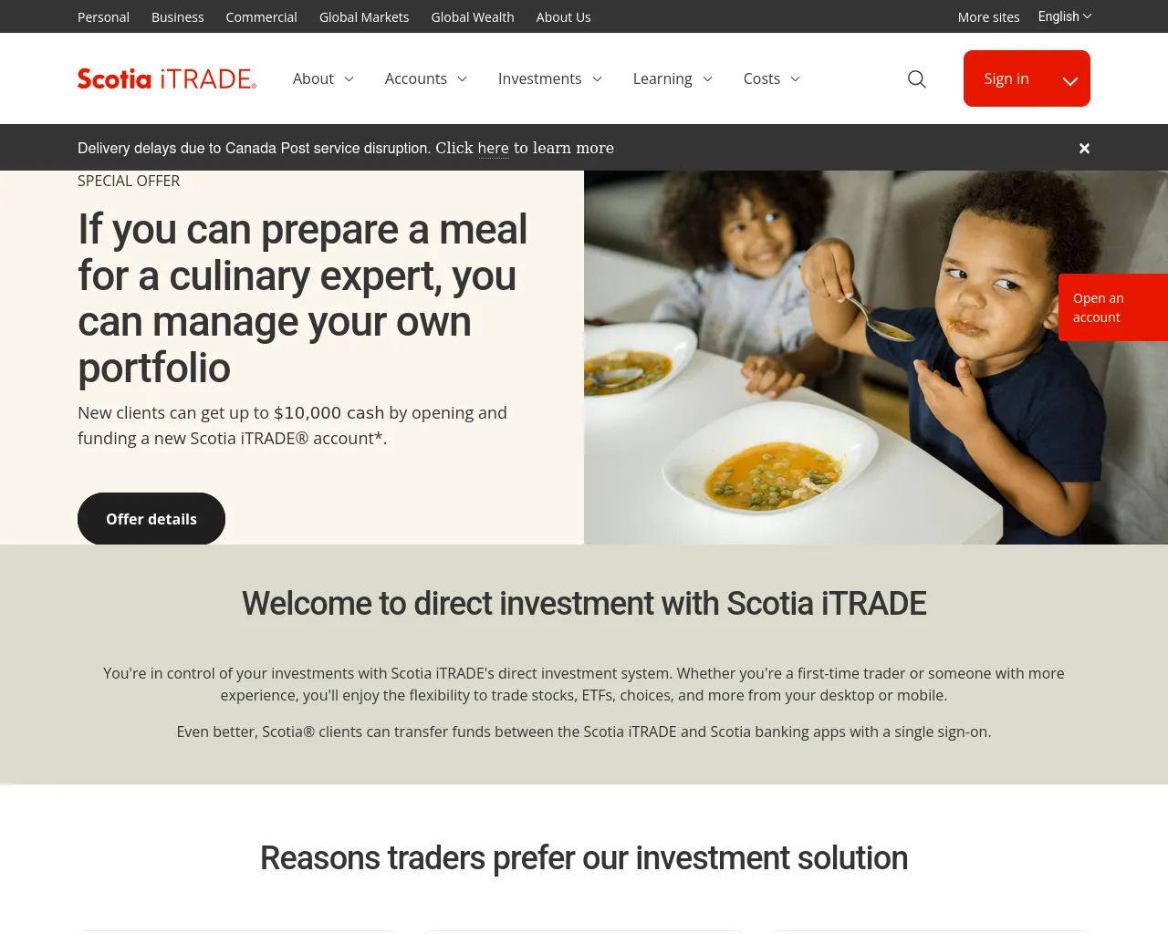 Screenshot of scotitalinvest.com