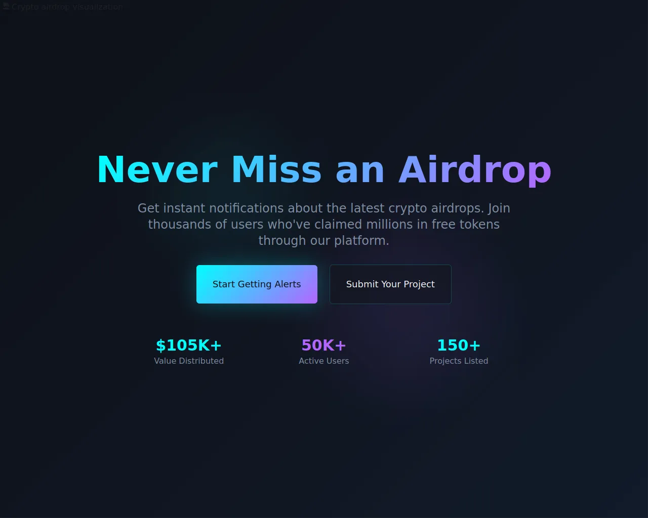 Screenshot of airdropchime.com