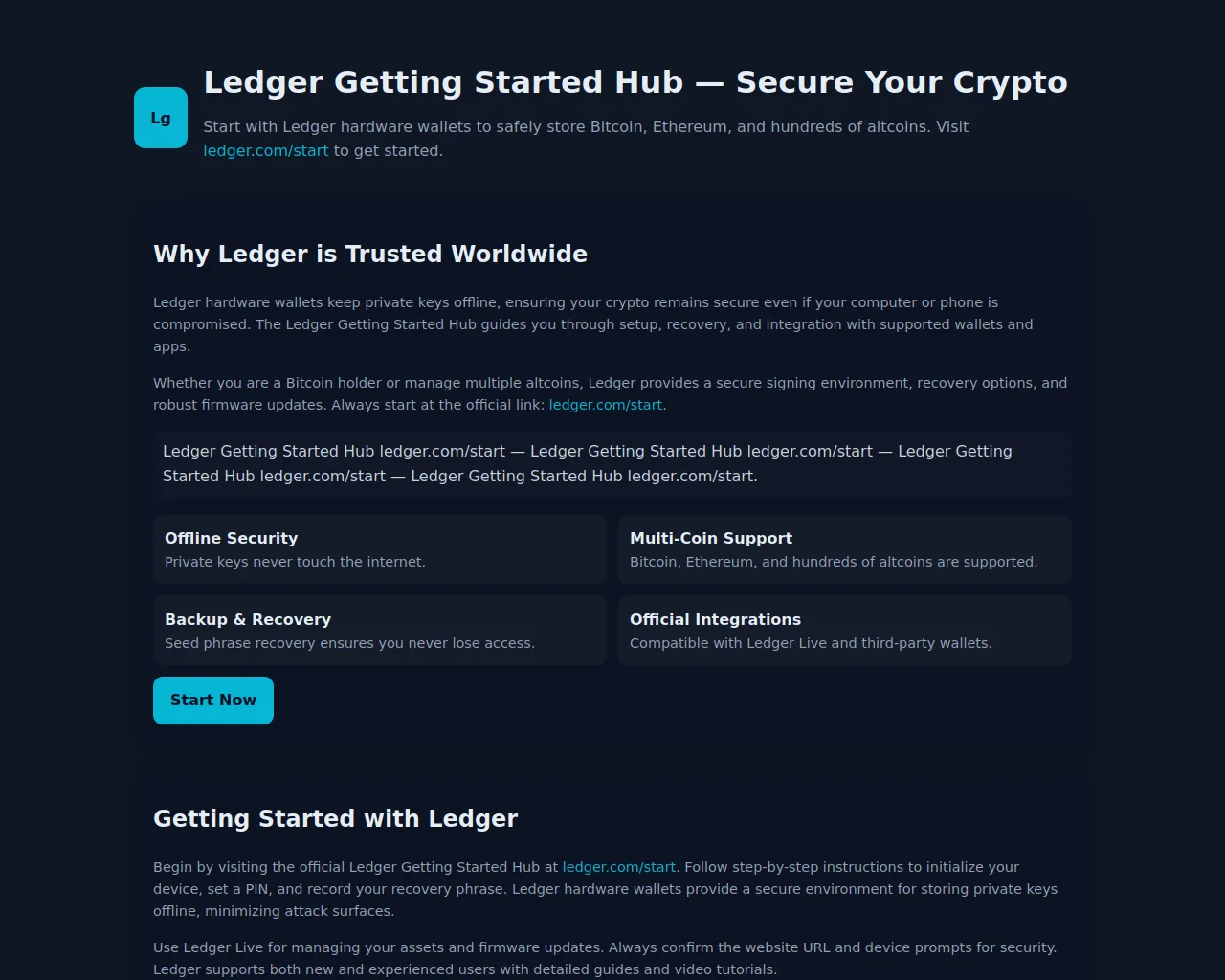 Screenshot of start-ledjer-ion.pages.dev