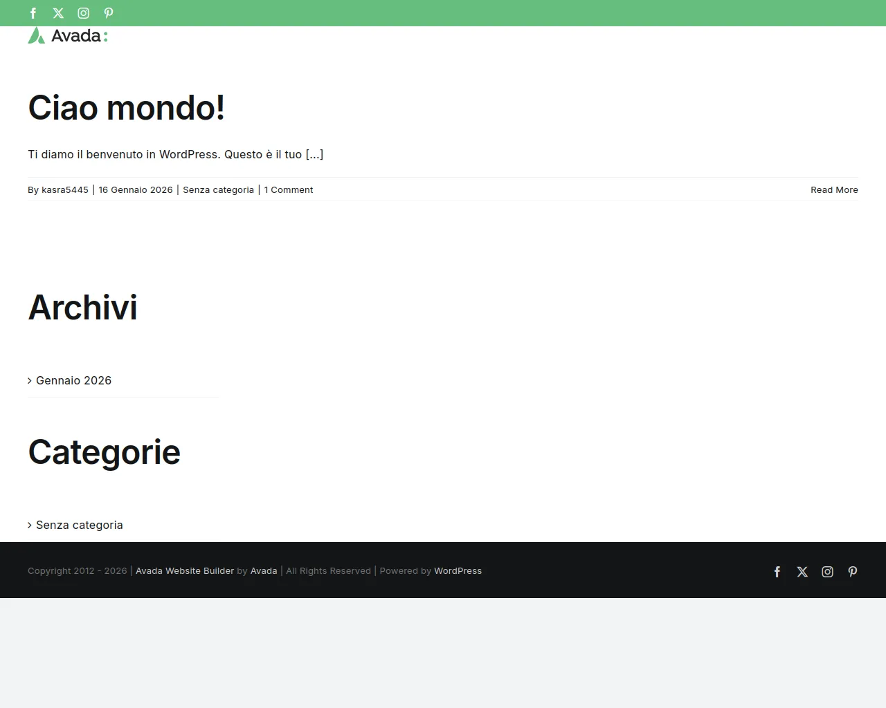 Screenshot of afr.magmademo.it