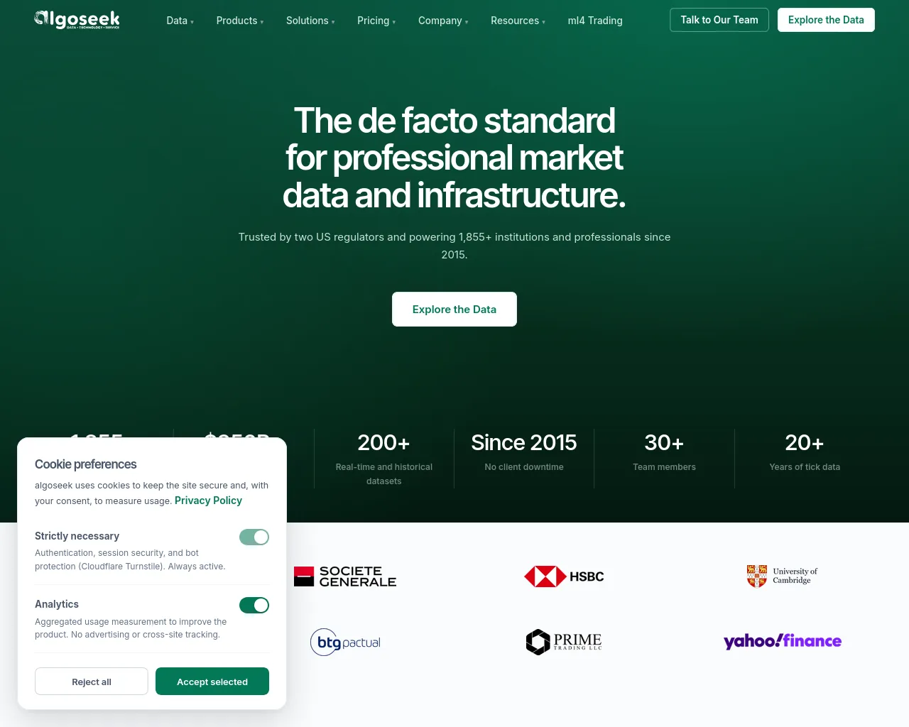 Screenshot of algoseek-email.com