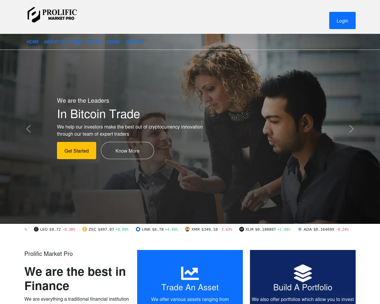 Screenshot of prolificmarketpro.com