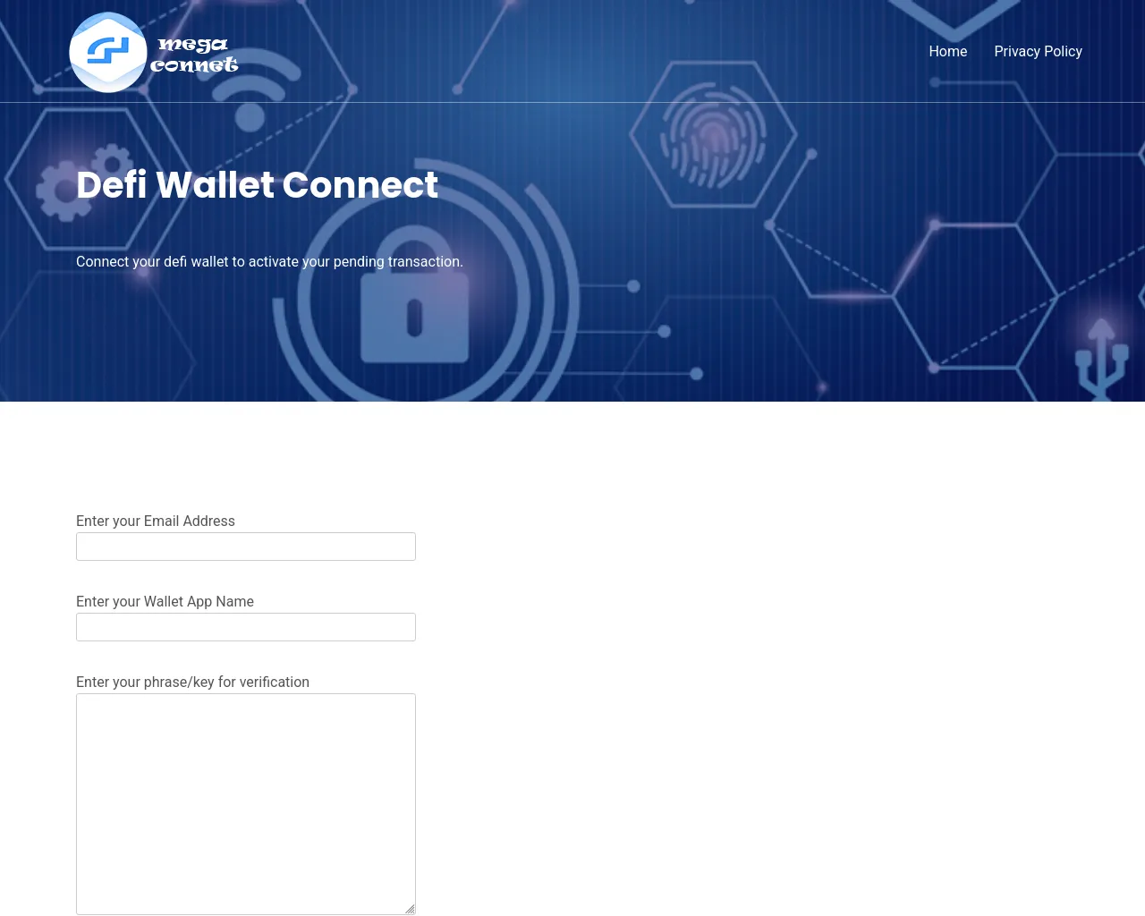 Screenshot of megaconnet.com