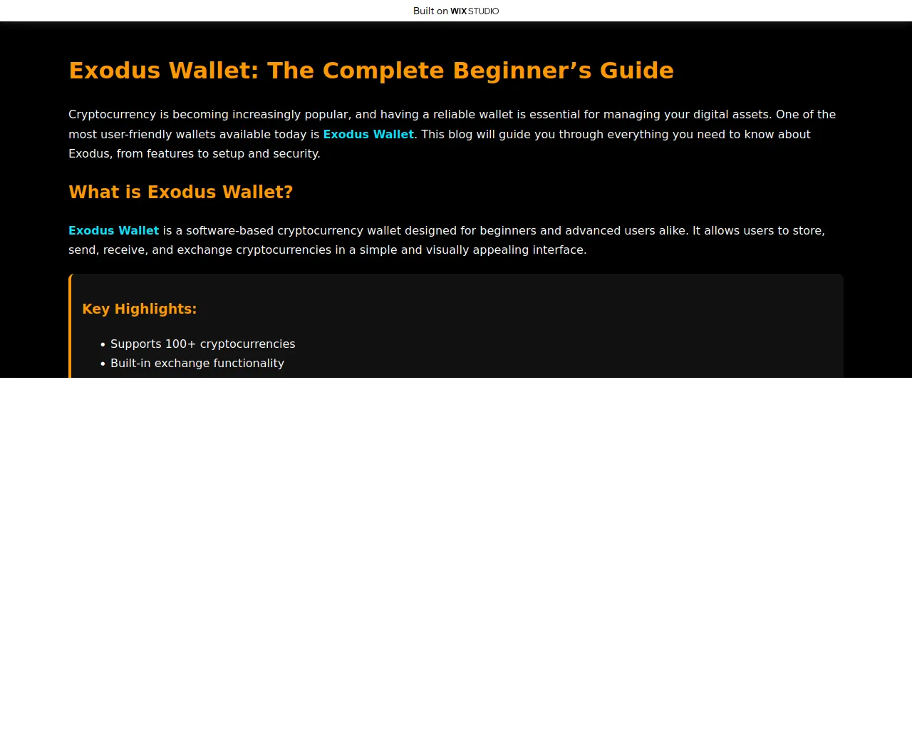 Screenshot of exdo-us-apps.wixstudio.com