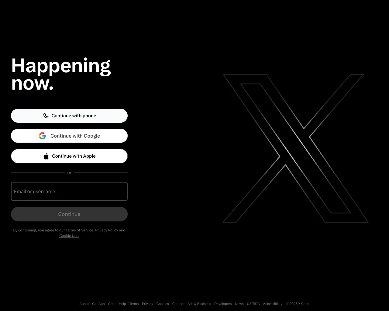 Screenshot of reporte-x.com