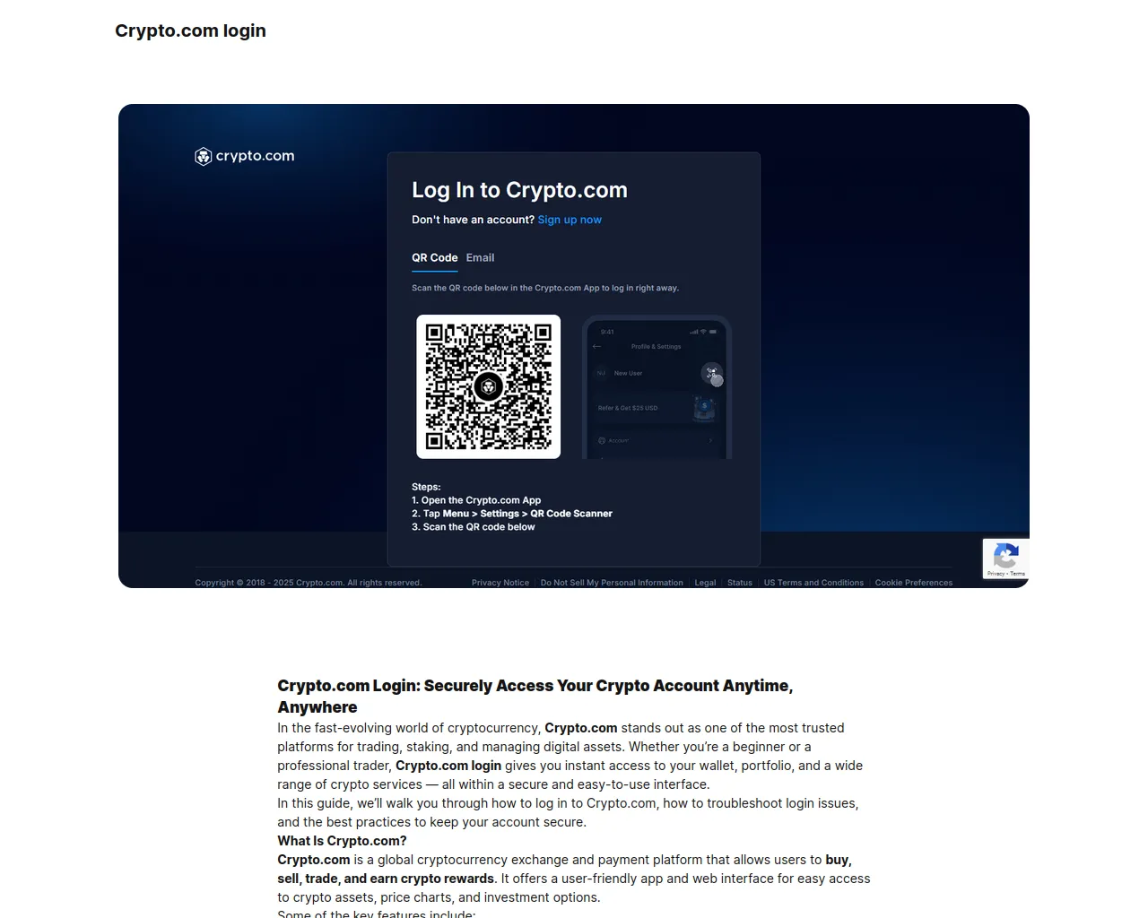 Screenshot of crypto-com-web.square.site