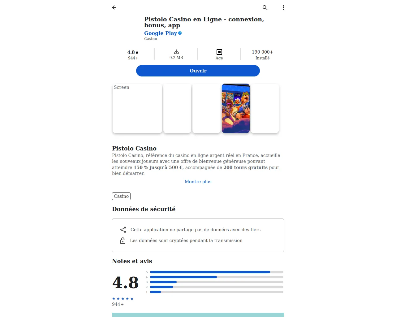 Screenshot of pistolo-casino-fr.com