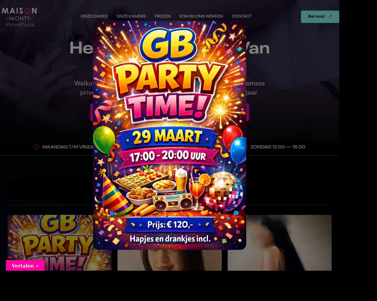 Screenshot of maisonmonty.nl