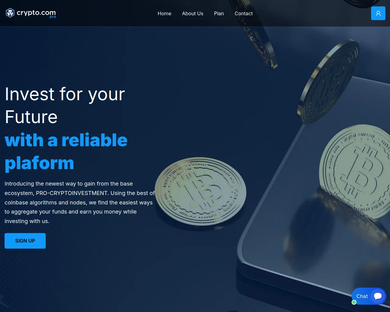 Screenshot of pro-cryptoinvestment.com