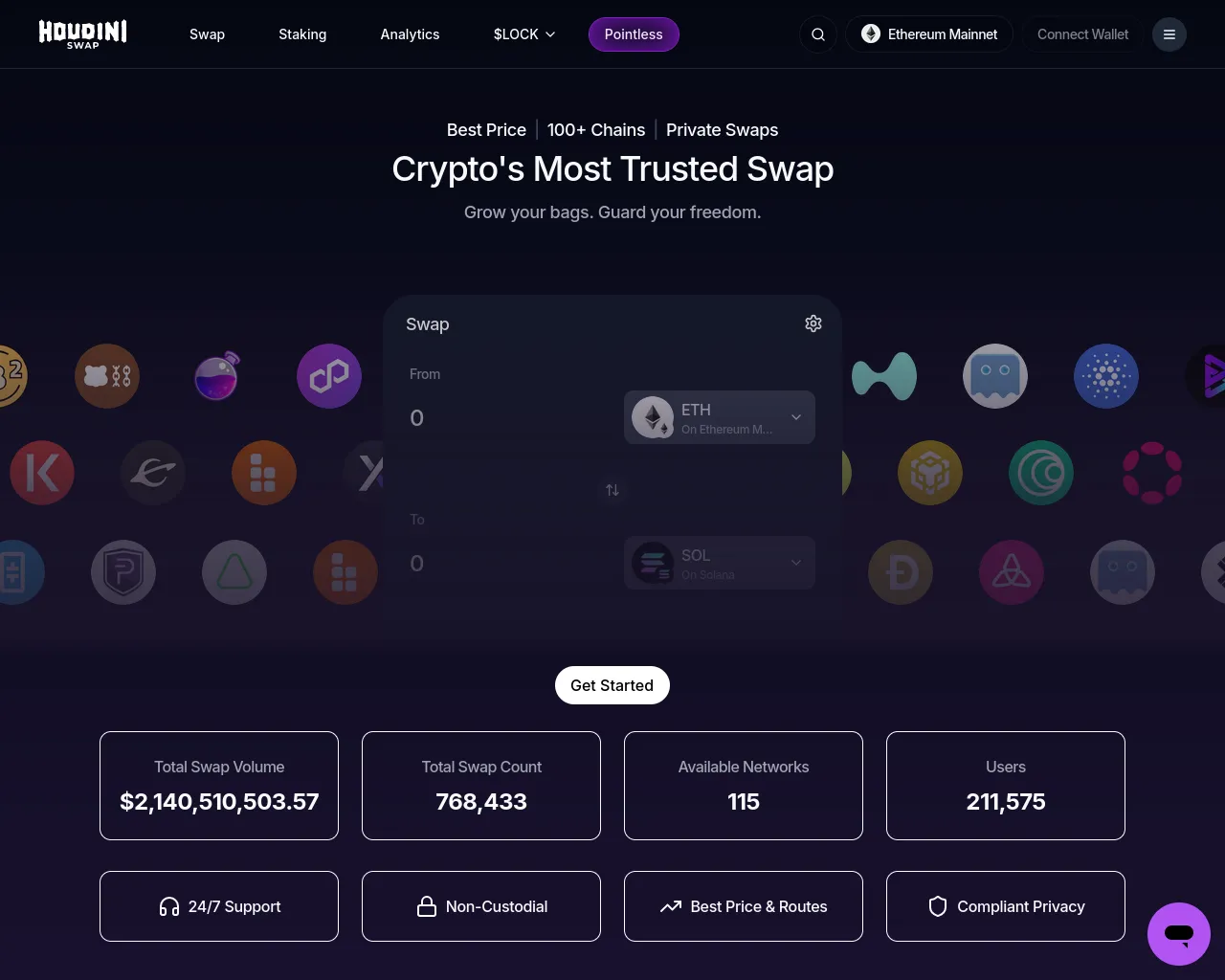 Screenshot of houdiniewap.com