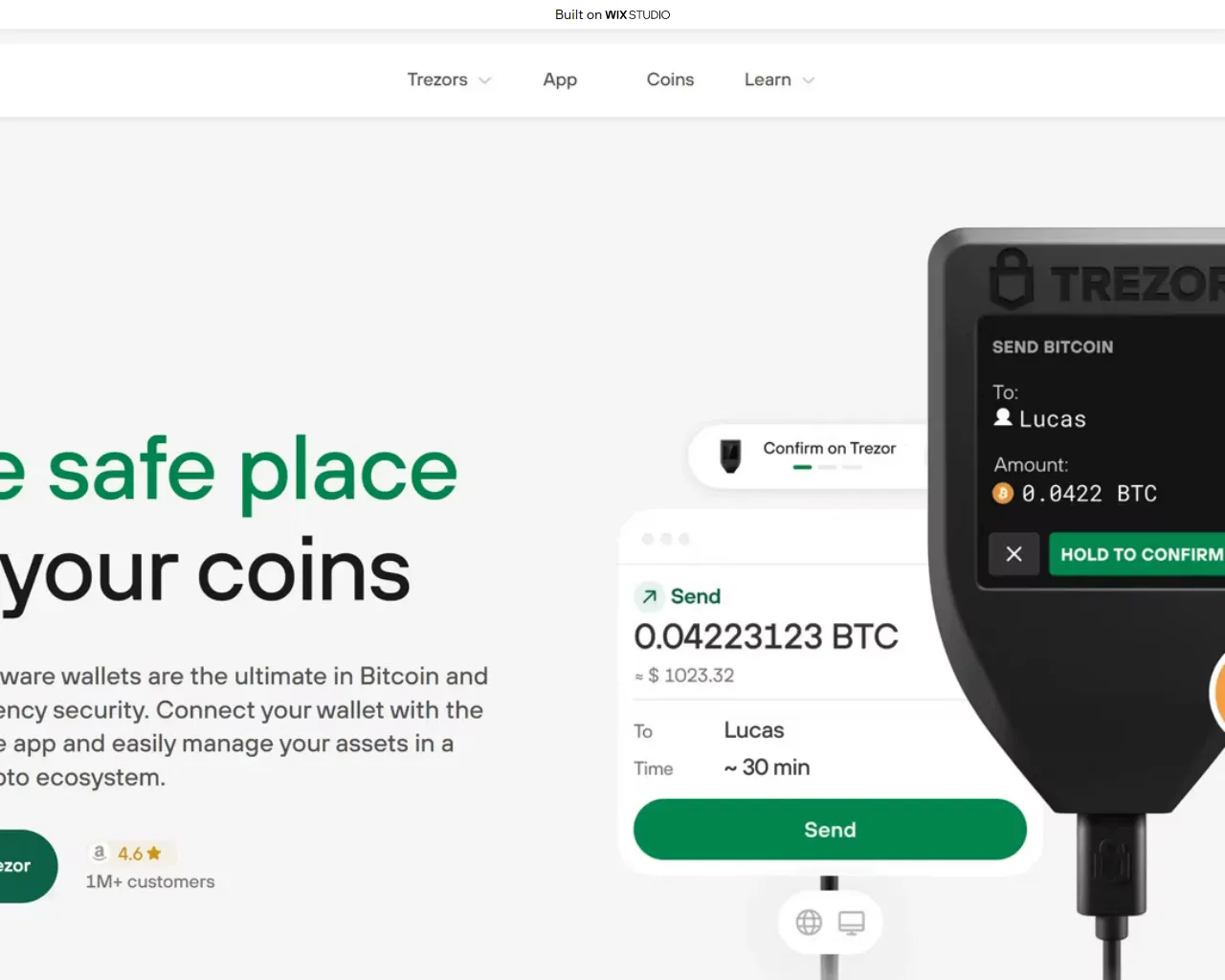 Screenshot of getbrid.wixstudio.com