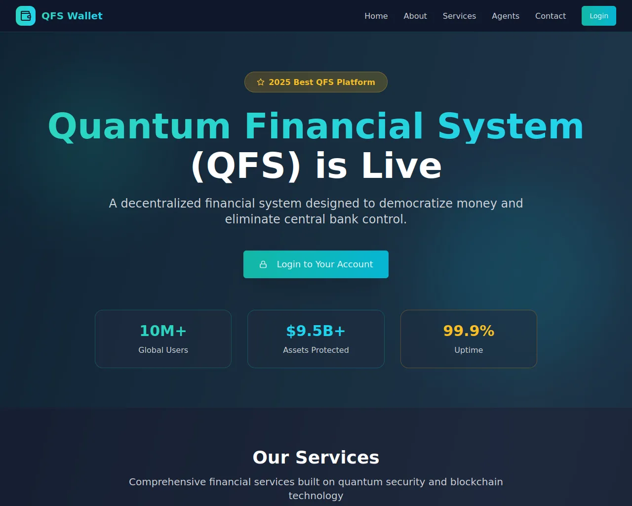 Screenshot of qfs-official.com