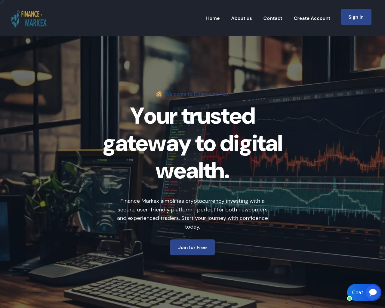 Screenshot of finance-markex.info