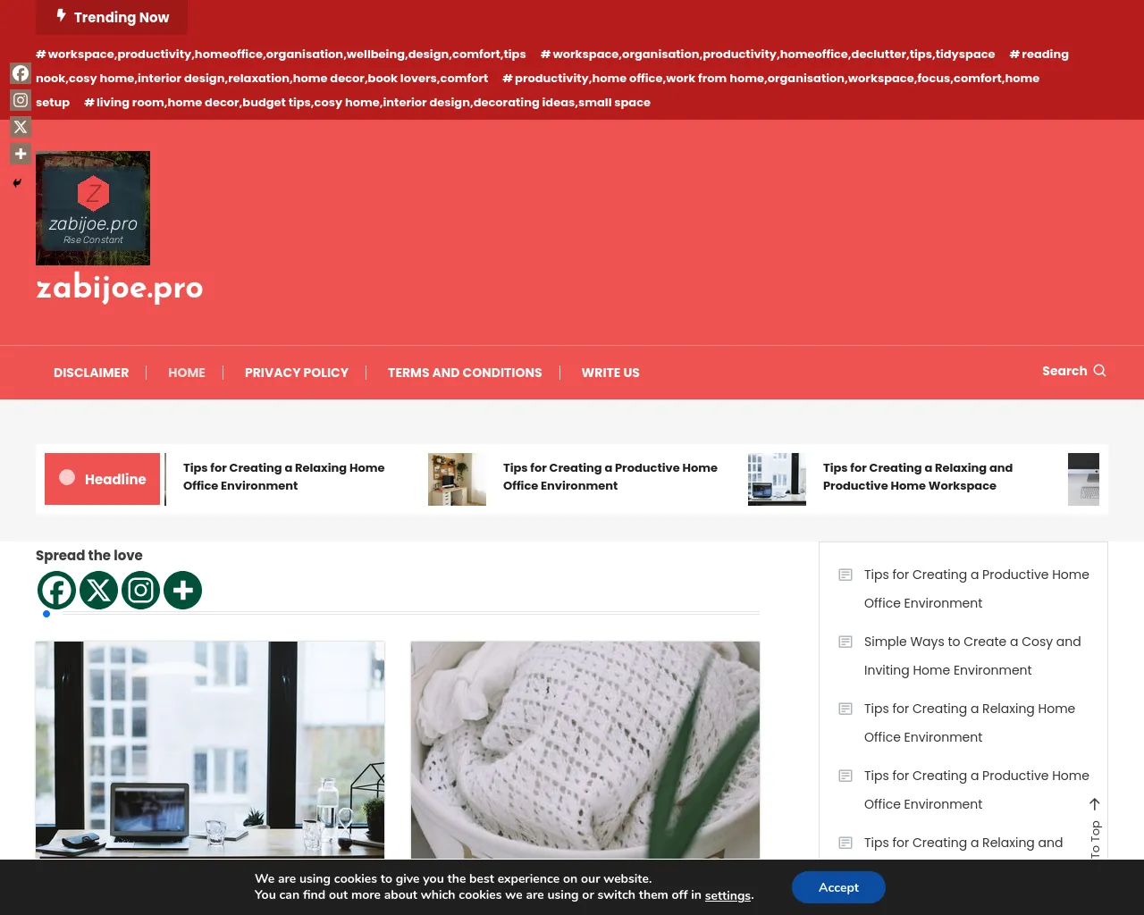 Screenshot of zabijoe.pro